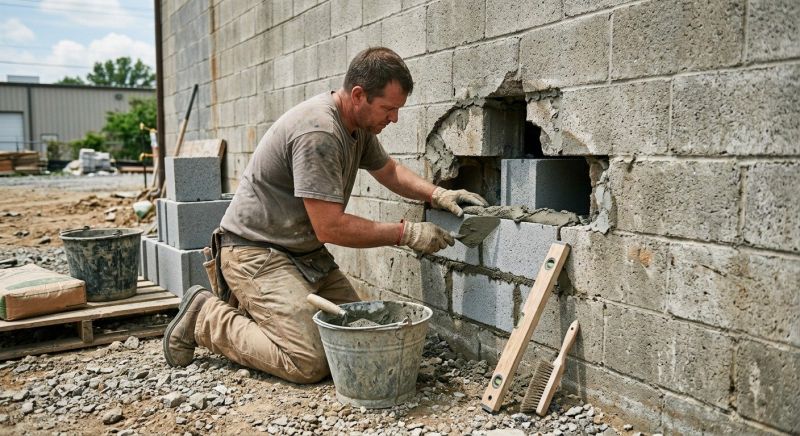 Block Wall Repair in Beverly Hills, FL