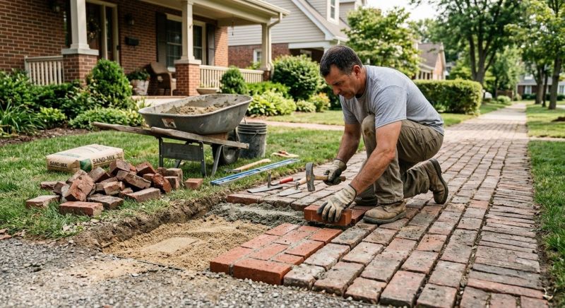 Brick Flatwork Repair in Crystal River, FL