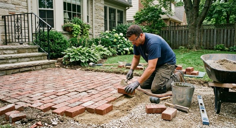 Brick Flatwork Repair in Floral City, FL