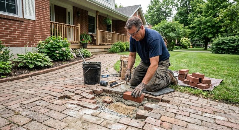 Brick Flatwork Repair in Lecanto, FL