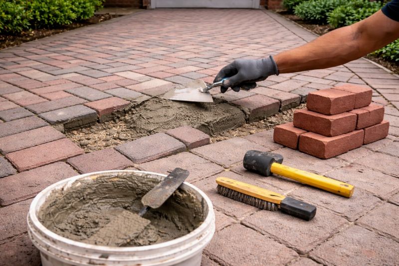 Brick Flatwork Repair in Summerfield, FL