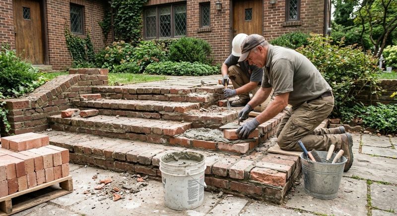 Brick Stairs Repair in Floral City, FL
