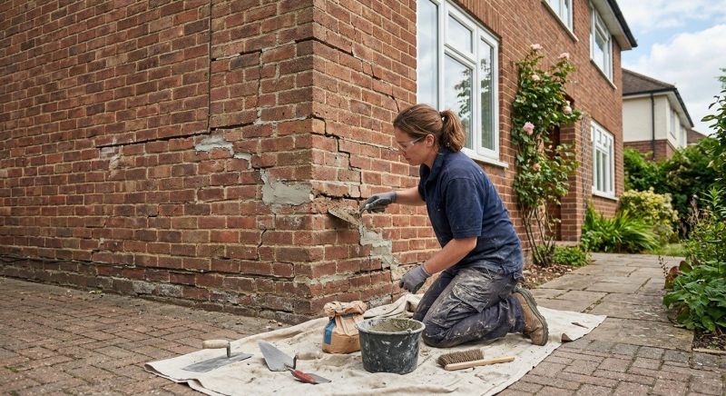 Brick Wall Repair in Beverly Hills, FL
