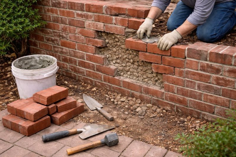 Brick Wall Repair in Citrus County, FL