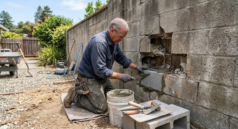 Concrete Block Repair in Crystal River, FL