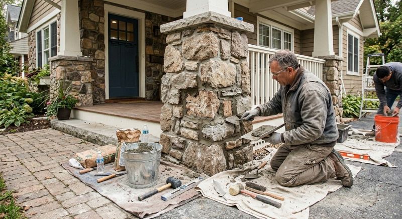 Stone Column Repair in Citrus County, FL