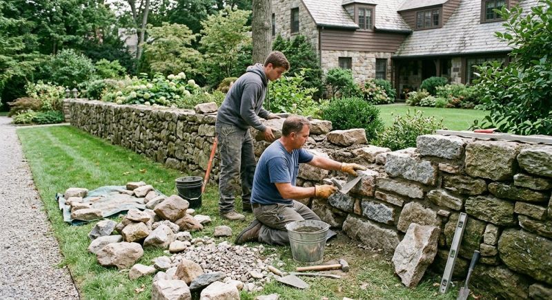 Stone Wall Repair in Citrus County, FL